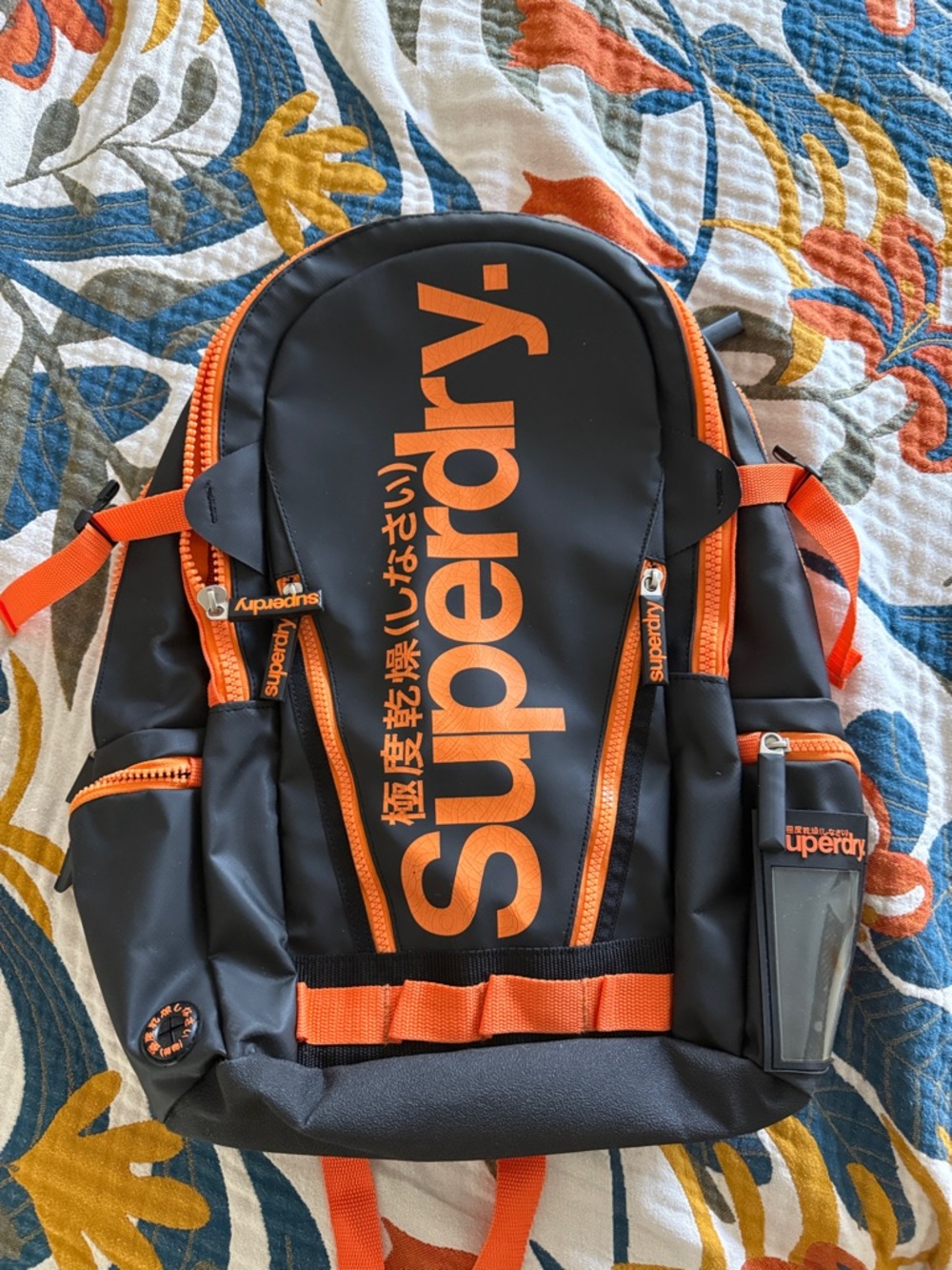 Superdry Black label luggage backpack